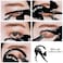 TailaiMeiEyeliner Stencils Matte PVC Material Smoky Eyeshadow Applicators Guide Template Tool