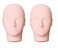 Pro Training Mannequin Flat Head Practice Make Up Eye Lashes Eyelash ExtensionsPractice Training Head Manikin Cosmetology Mannequin Doll Face Head2 Pack