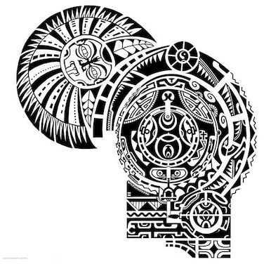 Waterproof Temporary Tattoos Paper Sticker Dwayne Johnson Totem Large Body Art Temporary Tattoos