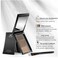 Eyebrow powder threecolor brow disc waterproof eyebrow powder eyebrow makeup kit eyebrow filler to shape natural eyebrows 02 Brown light brown skin tone