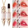 KAIQIKAIXI Waterproof Makeup Lipstick Moisturizer Smooth Lip Stick One Lipstick Three Colors 3 Colors in 1 Velvet Texture Moisturizing Threecolor Lipstick Velvet Matte Long Lasting