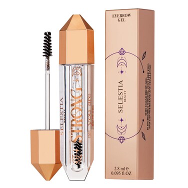 Clear Eyebrow Gel Strong As You Are  LongLasting Brow Gel for Styling and Sculpting  Shaping and Defining Effect  0095 Fl Oz