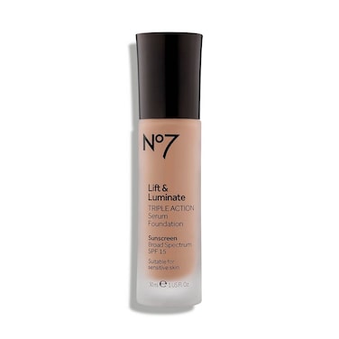 No7 Lift  Luminate TRIPLE ACTION Serum Foundation  Warm Beige
