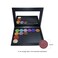Allwon Magnetic Palette Empty Makeup Palette with Mirror for Eyeshadow Lipstick Blush Powder Black