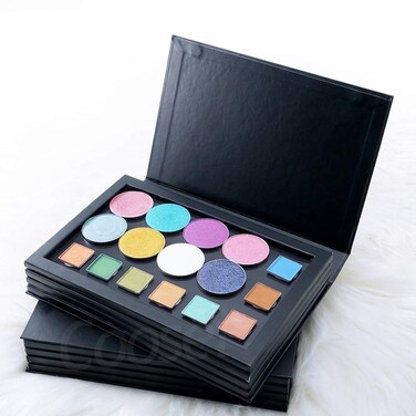 4Layer Book Shaped Magnetic Eyeshadow Palette Empty Makeup Storage Box For Eyeshadow Lipstick Blush Powder extra large big space