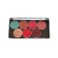 2pcs Rectangular Mini Magnet Makeup Dispensing Plate Eyeshadow Blush Powder Storage Empty Palette with 10pcs metal Stickers
