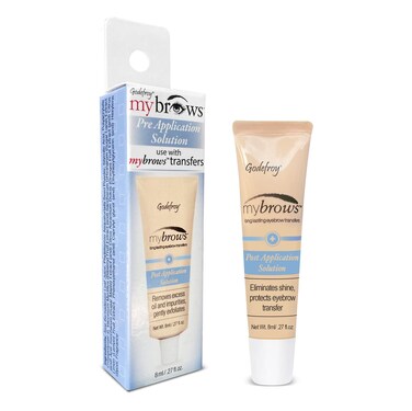 Godefroy Mybrows Post Application Solution To Extend the Life and Remove Shine for Temporary Tattoos Eyebrow Transfers  Brow Stamps 27 Oz