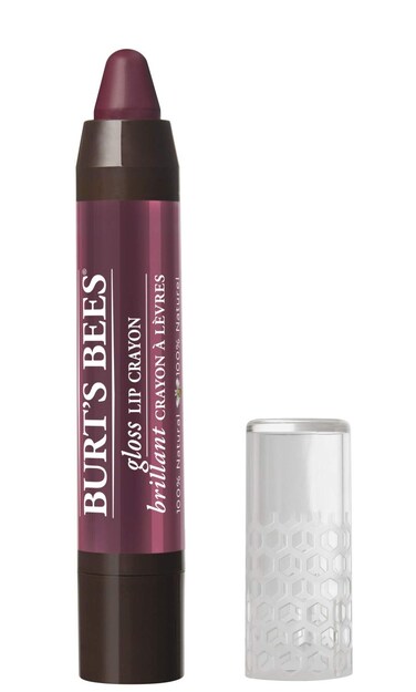 Burts Bees 100 Natural Moisturizing Gloss Lip Crayon Bordeaux Vines  1 Crayon