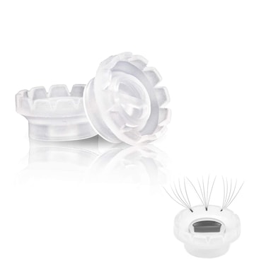 Mulutoo400 Pcs Eyelashes Extension Volume Lashes Fan Blossom CupsQuick Blossom CupGlue Holder and Lash Organizer Toolfor Eyelash Grafting Nail Art Quick Volume Lash