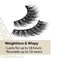 EylureFalse Lashes Luxe Silk Marquise with Adhesive Included 3 Pair Black