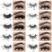 FARRED Wholesale Faux Mink Lashes Bulk 50 Boxes 10 Styles Eyelashes Volume Lashes 10 Portable Individual Boxes 1020mm Mixed Natural Look Lash 3D False Eyelashes