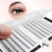 Bodermincer 240pcs C Curl 10D20D Cluster Eyelashes 89101112mm and Under Eyelashes Mixed Professional Makeup Individual Cluster Eye Lashes 89101112mm and Under Eyelashes