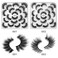 DYSILK False Eyelashes Wispy Lashes  Mink Lashes Fluffy 10 Pairs 6D Faux Lashes Pack 18mm Lashes Wispy Eye Lashes Pack Long Eyelashes Natural Look Reusable Fake Eyelashes Wispy Fluffy Cat Eye Soft