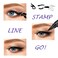 Winged Eyeliner Stamp Set 4 PCs Dualended Eyeliner Pens with Felt Tip  Wing Stamp Long Lasting and Smudge Proof Eye Makeup for Women