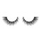 Lilly LashesNaturale Faux Mink False Eyelashes 13mm Reusable Cat Eye Wispy Lashes Black Pair