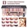 All in One Makeup Kit Includes 12 Colors Naked Eyeshadow Palette 5Pcs Makeup Brushes Waterproof Eyeliner Pencils Eyebrow Powder and Quicksand Cosmetic Bag Gift Set for Women Girls  Teens