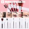 All in One Makeup Kit Includes 12 Colors Naked Eyeshadow Palette 5Pcs Makeup Brushes Waterproof Eyeliner Pencils Eyebrow Powder and Quicksand Cosmetic Bag Gift Set for Women Girls  Teens