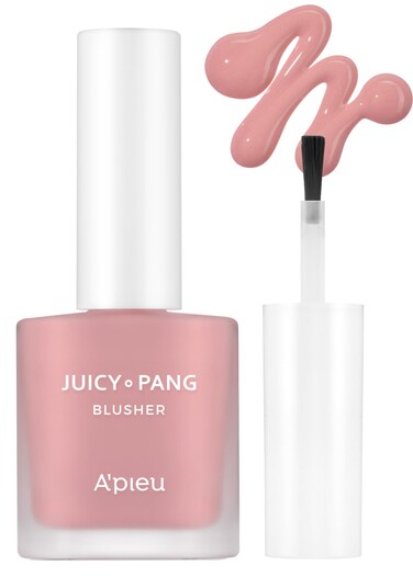 APIEU JUICYPANG WATER BLUSHER PK03  Guava Pearl Korean liquid blush for cheeks k beauty makeup