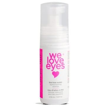 We Love Eyes 100 Oil Free Tea Tree Water Eyelid Foaming Cleanser For Eyelash Extension Home Care Extend Lash Retention NonIrritating Formula