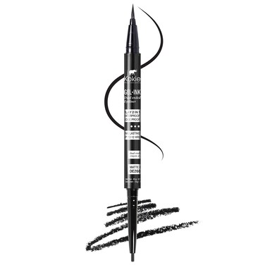 KokieGel Ink Dual Ended Eyeliner Matte Black