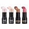 4PCS Contour Stick  Highlighter And Cream Blush Stick 4 Colors Kit  Moisturizer Face Brightens  Shades Pencil Facial Shaping Makeup Sticks for Older Women  Mature Skin