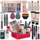 All in One Makeup Kit for Women Full Kit Includes Palette Foundation  Face Primer Makeup Brush Makeup Sponge Eyebrow Soap Winged Eyeliner Stamp 20 Colors Eyeshadow Gift Set for Women Girls  Teen