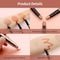 White Eyeshadow Stick MakeupCream Shimmer Smooth Glitter Eye Shadow Pencil Base Primer Palette Waterproof Long Lasting EyeShadow Pen White Liner Highlighter Stick MultiDimensional Eyes Look