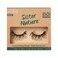 KISSSister Nature False Eyelashes Dawn 12 mm 100 Natural Hair Recyclable Paper Box Printed with Soy Ink Cruelty Free Vegan Includes 1 Pair of Reusable Strip Lashes