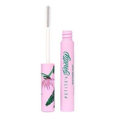Petite N PrettyFeatherlight Clear Mascara and Brow Gel  Makeup for Kids Tweens and Teens  Dual Purpose Clear Finish for Brows and Lashes  NonToxic  Made in the USA