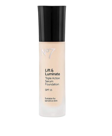 No7 Lift  Luminate Triple Action Serum Foundation calico