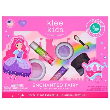 Klee Naturals Luna Star Naturals Klee Kids 4 PC Makeup Up Kits with Compacts Enchanted Fairy