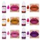 BONNIE CHOICE 12 Colors Liquid Lip Gloss Pigment Set DIY Lipstick Liquid Pigment Set for Making Lip Gloss DIY Lip Gloss Pigment Cosmetic Dye Edible Coloring Pure Plant Pigment for Lip Gloss Base