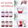 BONNIE CHOICE 12 Colors Liquid Lip Gloss Pigment Set DIY Lipstick Liquid Pigment Set for Making Lip Gloss DIY Lip Gloss Pigment Cosmetic Dye Edible Coloring Pure Plant Pigment for Lip Gloss Base
