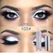 Glitter Liquid Eyeshadow Metallic Pigments Shimmer Makeup Metals Gloss for Eyes Eyeliners Sparkling Eye Shadow Shiny Pen Eyeliner Kit Long Lasting Waterproof Silver