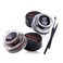Gel Eyeliner Black and Brown Eyeliner Waterproof Long Lasting Smudge Proof Gel Liner with 2 Brushes Easy to Apply Eye Makeup 3 g Pack of 2