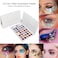 40 Colors Pressed Chunky Glitter Eyeshadow Palette Self Adhesive Glue Gel Glitter Highly Pigmented Colourful Shimmer Glitter Eye Shadow Pallet For Women Girls Long Lasting Sparkle Makeup
