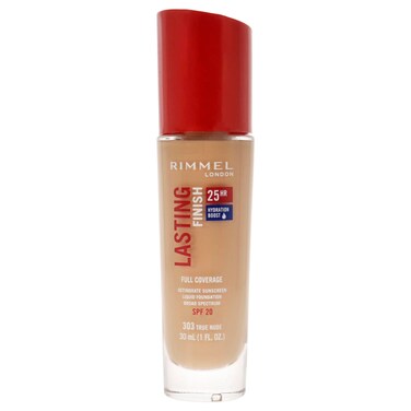 Rimmel London Lasting Finish 25HR  303 True Nude  Foundation 25Hour Wear Full Coverage Waterproof 1oz
