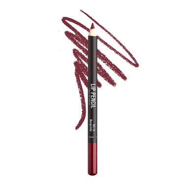 KISS New York Professional Slim Lip Pencil Creamy Soft Lip Liner Smooth LongLasting Rich Lip Color Natural Lip Makeup WaterResistant Lip Crayon Burgundy