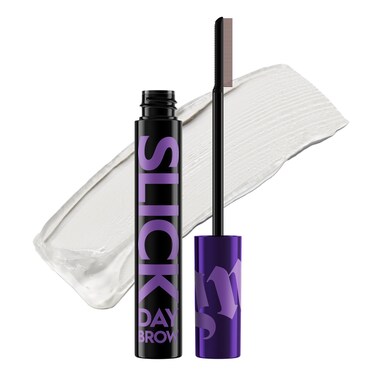 Urban Decay Slick Day StrongHold Clear Brow Gel Lifted Laminated Eyebrows Up to 24 HR Wear Comfortable Feel with WaterBased Wax FlakeProof No White Cast Dries Clear Vegan  023 fl oz