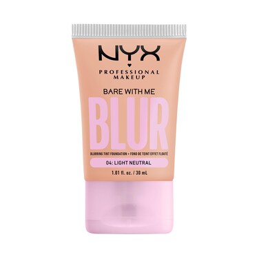 NYX PROFESSIONAL MAKEUPBare With Me Blur Skin Tint Foundation Make Up with Matcha Glycerin  Niacinamide  Light Neutral