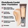 REVLONLiquid Foundation Photo Ready Candid Glow Face Makeup for Sensitive and Dry Skin Longwear SheerMedium Coverage with Natural Glow Finish 240 Natural Beige 075 Oz
