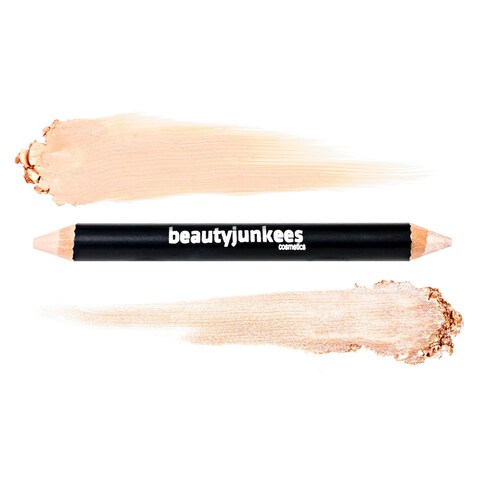 Eyebrow Highlighter Pencil Makeup  Creamy Matte Brow Concealer Pencil Shimmer Eye Highlighter Corner Eye Brow Highlighter Stick Eye Brightener Gluten Paraben Cruelty Free Cool Beige