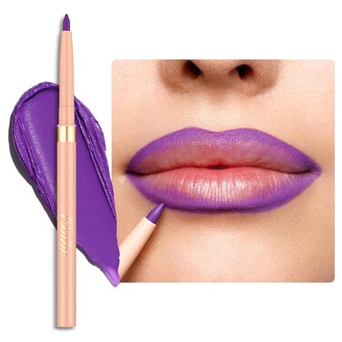 OulacMatte Purple Lip Liner Pencil Waterproof Retractable Lipliner Crayon Smooth and Creamy Long Wearing Lip Makeup Contour Your Lips Vegan Beauty 08 Welldressed