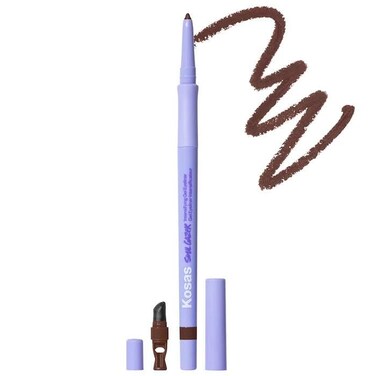 KosasSoulgazer Intensifying Waterproof Gel Eyeliner  Depth warm brown matte Bonus Premium Korean Sheet Masque with Collagen