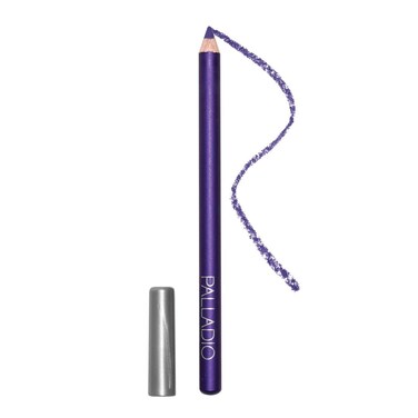 Palladio Wooden Eyeliner Pencil Thin Pencil Shape Easy Application Firm yet Smooth Formula Perfectly Outlined Eyes Contour and Line Long Lasting Rich Pigment Electric Purple