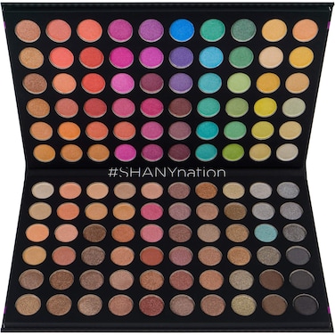 SHANYUltimate Fusion  120 Color Highly Pigmented Makeup Palette Long Lasting Blendable Natural Colors Eye shadow Palette Natural Nude and Neon Combination
