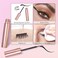 Magnetic Eyelashes with Eyeliner  Magnetic Eyelashes Mink Look Kit Mixed 3D Mink Magnetic Eyelashes Reusable False Lashes with Applicator No Glue Needed 5Pairs mink look