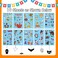 Partywind 100 Styles Luminous Day of the Dead Tattoos for Kids Glow Halloween Day of the Dead Decorations Party Supplies Favors Halloween Day of the Dead Gifts Costume Makeup