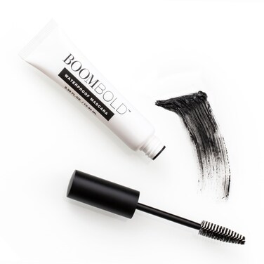 BOOM Bold Mascara by Cindy Joseph  Waterproof Volumizing Mascara for Bold Lashes  Hypoallergenic Mascara for Sensitive Eyes JetBlack