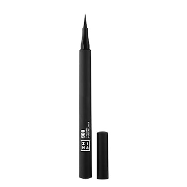 3INAThe 24H Pen Eyeliner 90024 Hour Wear  Matte Finish  Fine Tip Longwear Black Liquid Liner  Smudgeproof Flake Proof Eye Makeup  Cruelty Free Paraben Free and Vegan Cosmetics  004 Fl Oz